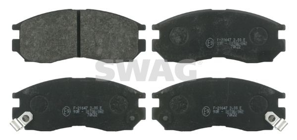 SWAG Комплект тормозных колодок, дисковый тормоз 80 91 6327