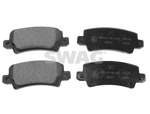 SWAG Комплект тормозных колодок, дисковый тормоз 81 91 6577