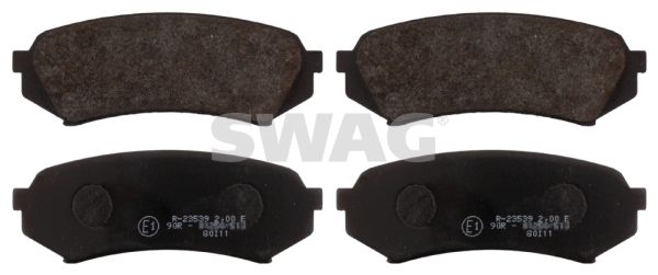 SWAG Комплект тормозных колодок, дисковый тормоз 81 91 6731