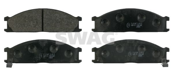 SWAG Комплект тормозных колодок, дисковый тормоз 82 91 6286