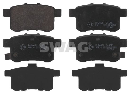 SWAG Комплект тормозных колодок, дисковый тормоз 85 91 6766