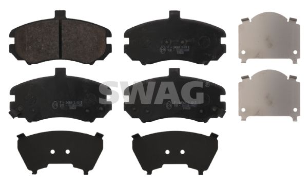 SWAG Комплект тормозных колодок, дисковый тормоз 90 91 6700