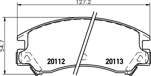 TEXTAR Bremžu uzliku kompl., Disku bremzes 2011201