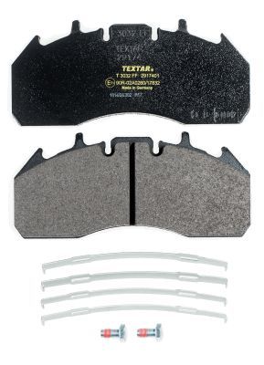 TEXTAR Комплект тормозных колодок, дисковый тормоз 2917401