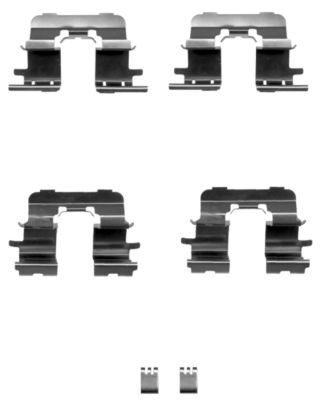 TEXTAR Комплектующие, колодки дискового тормоза 82508300