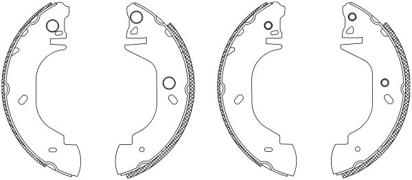 TEXTAR Комплект тормозных колодок 83048500