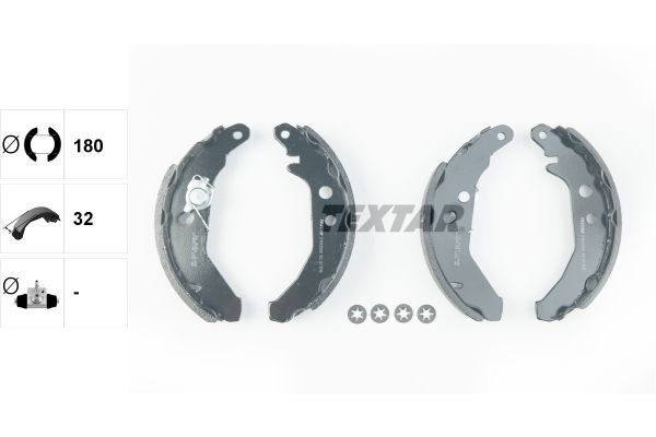 TEXTAR Комплект тормозных колодок 91041900