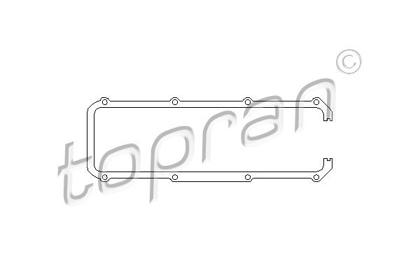TOPRAN Прокладка, крышка головки цилиндра 100 197