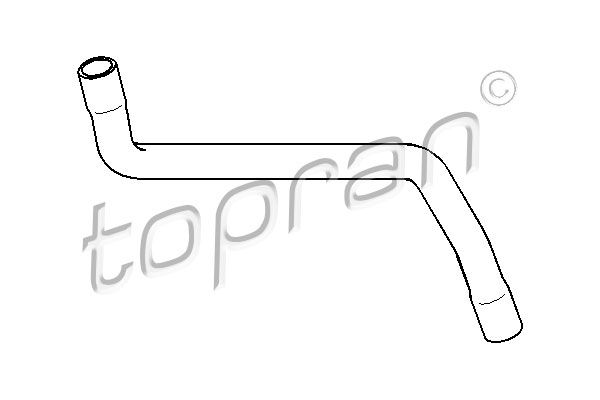 TOPRAN Шланг радиатора 102 999