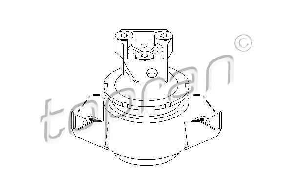 TOPRAN Подвеска, двигатель 103 838