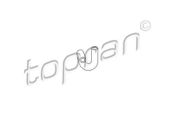 TOPRAN Шланг радиатора 107 304