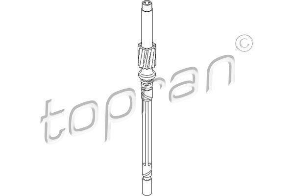 TOPRAN Тросик спидометра 107 535