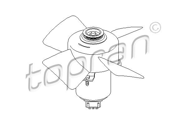 TOPRAN Ventilators, Motora dzesēšanas sistēma 107 708