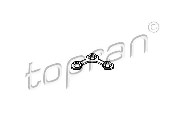 TOPRAN Стопорная пластина, несущие / нап 108 158