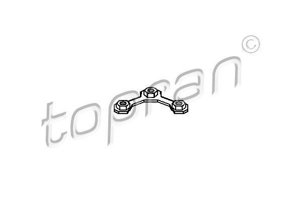 TOPRAN Стопорная пластина, несущие / нап 108 160