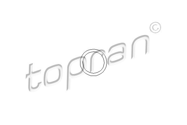 TOPRAN Прокладка, фланец охлаждающей жидкости 108 646