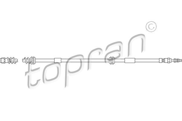 TOPRAN Bremžu šļūtene 111 058