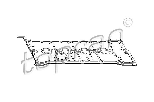 TOPRAN Прокладка, крышка головки цилиндра 111 153