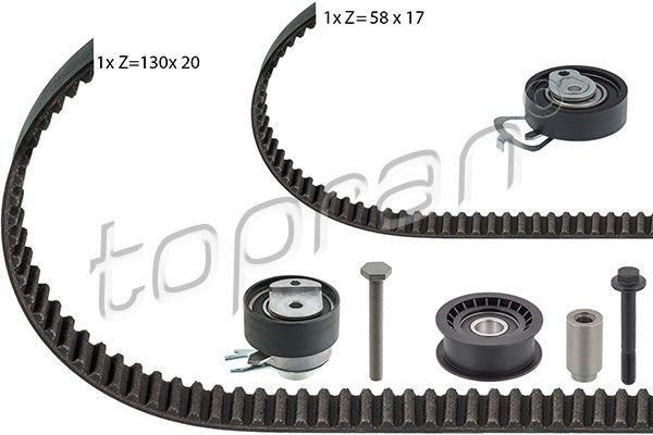 TOPRAN Zobsiksnas komplekts 111 195