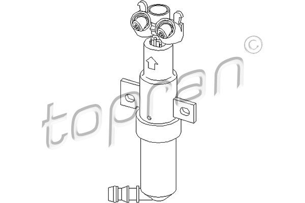 TOPRAN Распылитель воды для чистки, система очистки фар 113 438