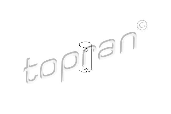 TOPRAN Гильза, подвески поперечного рычага 200 509