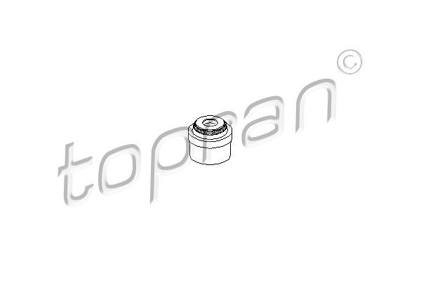 TOPRAN Уплотнительное кольцо, стержень клапана 205 583