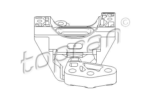 TOPRAN Подвеска, двигатель 206 571
