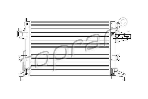 TOPRAN Radiators, Motora dzesēšanas sistēma 206 970