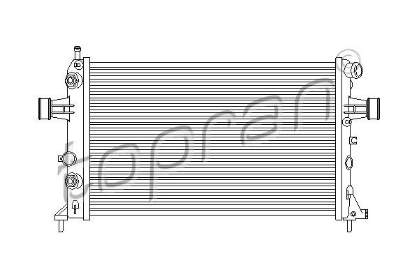 TOPRAN Radiators, Motora dzesēšanas sistēma 206 972