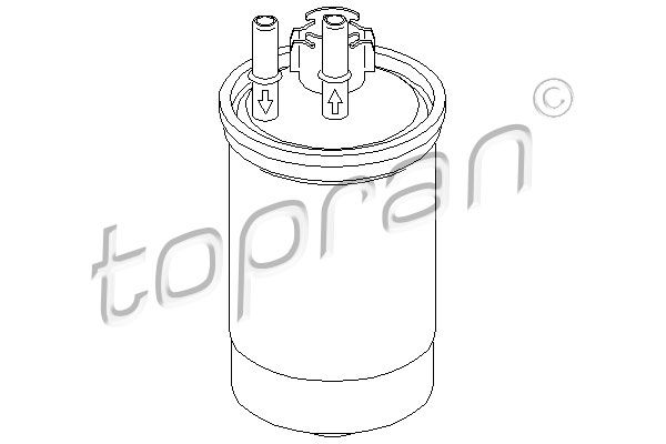 TOPRAN Топливный фильтр 301 660
