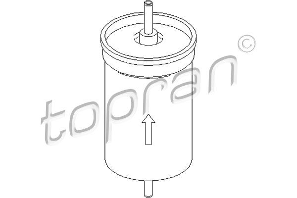 TOPRAN Топливный фильтр 301 661