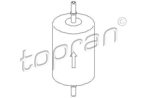 TOPRAN Топливный фильтр 302 130