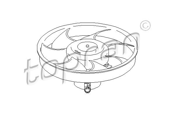 TOPRAN Ventilators, Motora dzesēšanas sistēma 302 601