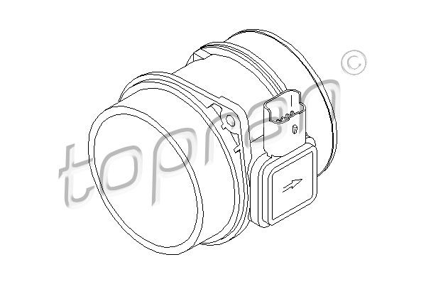TOPRAN Расходомер воздуха 302 697