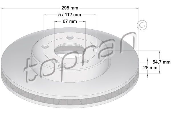 TOPRAN Bremžu diski 401 051