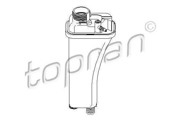 TOPRAN Компенсационный бак, охлаждающая жидкость 500 790
