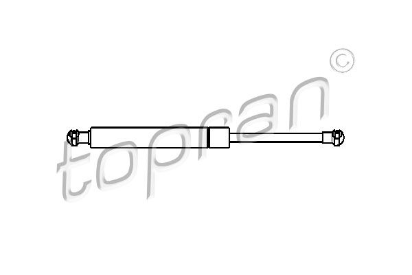 TOPRAN Газовая пружина, капот 501 286