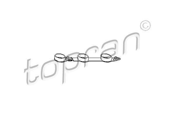 TOPRAN Прокладка, крышка головки цилиндра 501 328