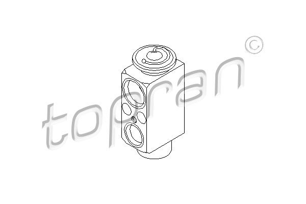 TOPRAN Расширительный клапан, кондиционер 501 545