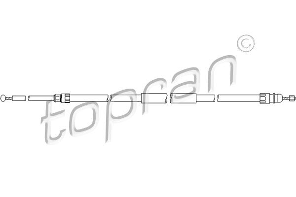 TOPRAN Trose, Stāvbremžu sistēma 501 720