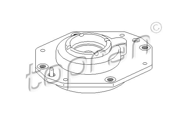 TOPRAN Опора стойки амортизатора 721 810