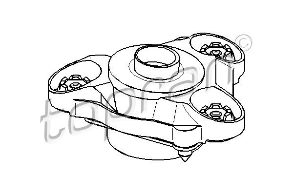 TOPRAN Опора стойки амортизатора 722 813