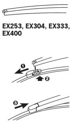 TRICO Щетка стеклоочистителя EX400