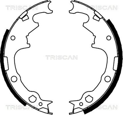 TRISCAN Bremžu loku komplekts 8100 10001