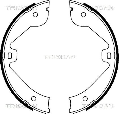 TRISCAN Bremžu loku kompl., Stāvbremze 8100 10022