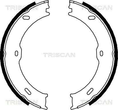 TRISCAN Bremžu loku komplekts 8100 10023