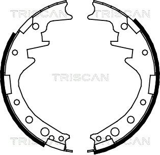 TRISCAN Bremžu loku komplekts 8100 10378