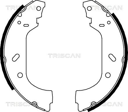TRISCAN Bremžu loku komplekts 8100 10588