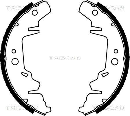 TRISCAN Bremžu loku komplekts 8100 10593
