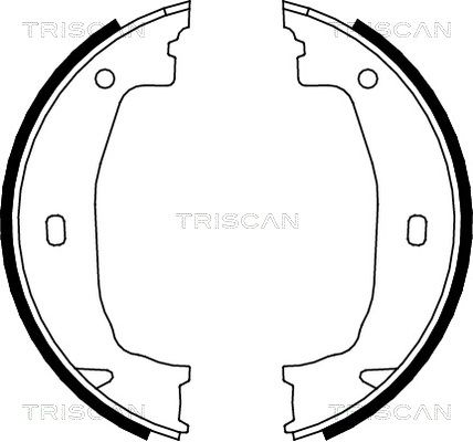 TRISCAN Bremžu loku komplekts 8100 11011